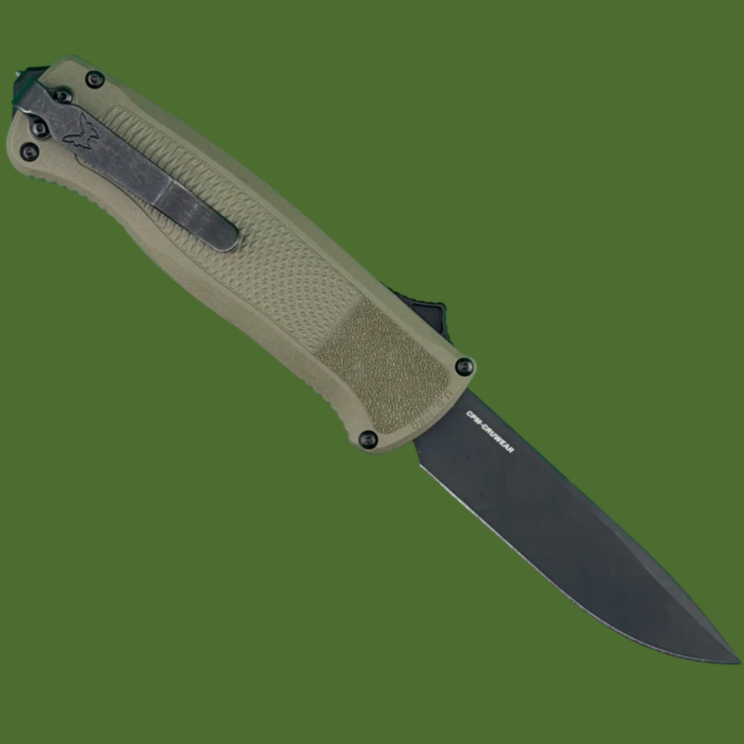*Pre-Owned* Benchmade Shootout Drop Point OTF OD Green Grivory 5371BK-1