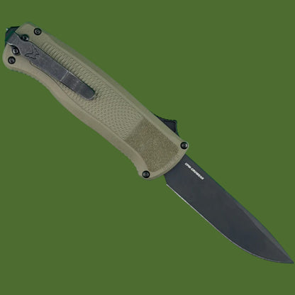 *Pre-Owned* Benchmade Shootout Drop Point OTF OD Green Grivory 5371BK-1