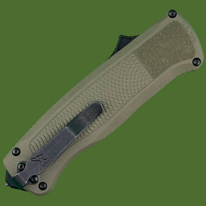 *Pre-Owned* Benchmade Shootout Drop Point OTF OD Green Grivory 5371BK-1