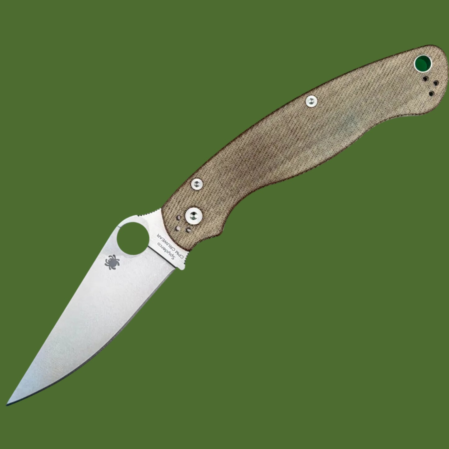 *Pre-Owned* Spyderco Military 2 Curwear/Micarta