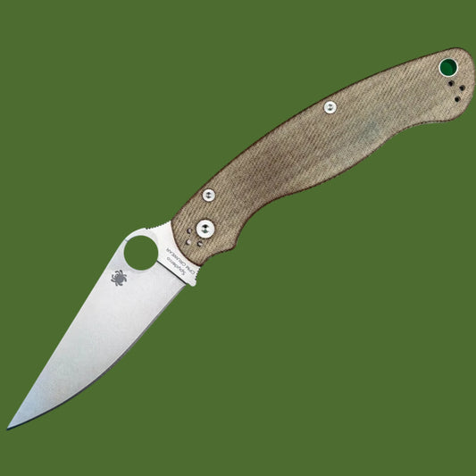 *Pre-Owned* Spyderco Military 2 Curwear/Micarta