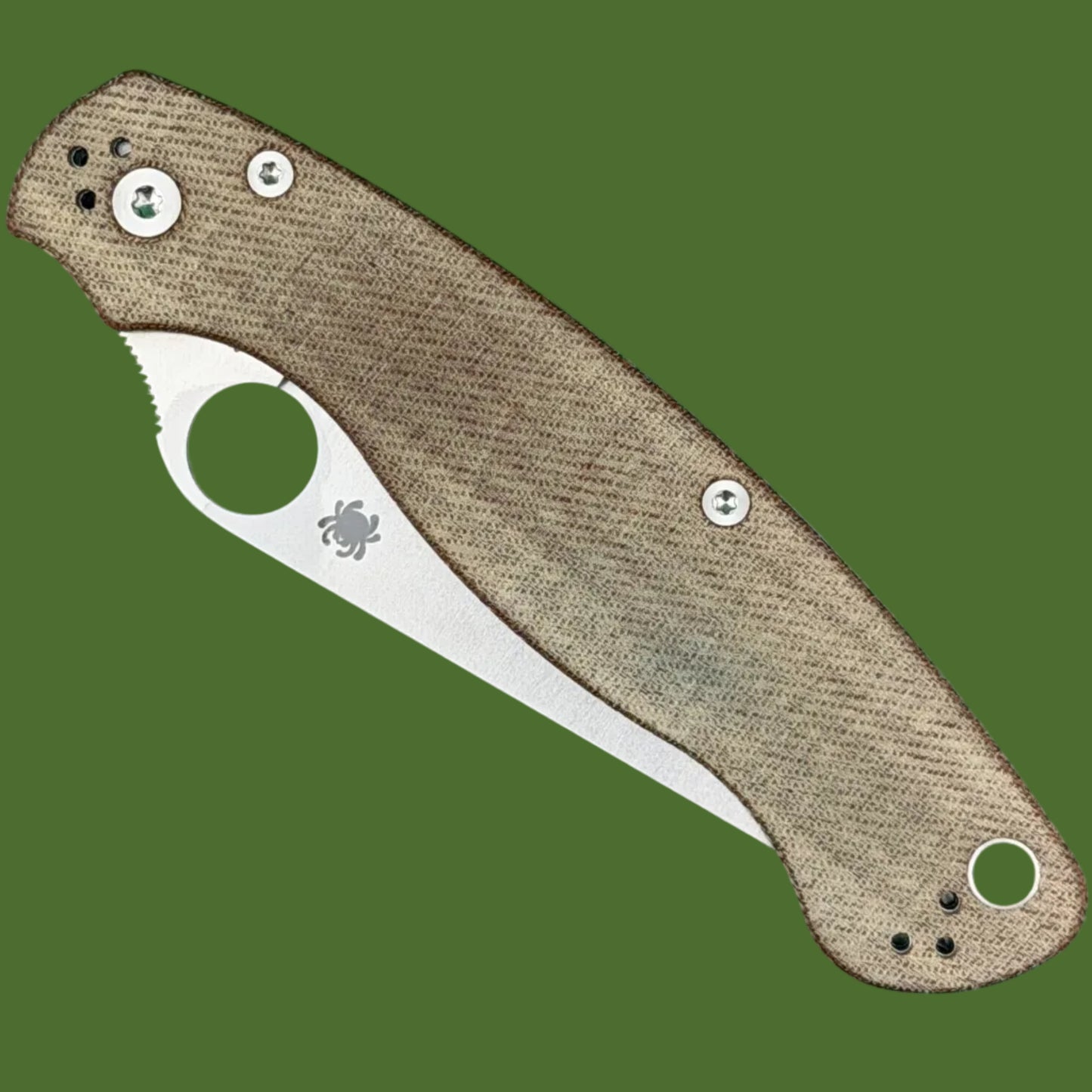 *Pre-Owned* Spyderco Military 2 Curwear/Micarta