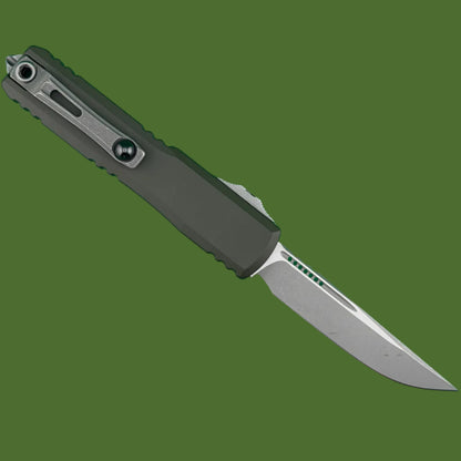 *Pre-Owned* Microtech Ultratech ZBP S/E OD Green Apocalyptic Standard 1121-10APOD