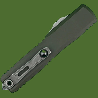 *Pre-Owned* Microtech Ultratech ZBP S/E OD Green Apocalyptic Standard 1121-10APOD
