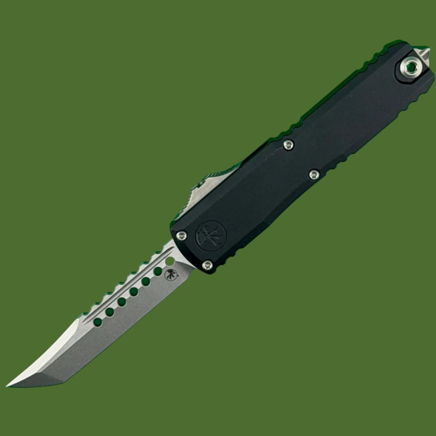 Microtech UTX-70 Hellhound Gen IV Signature Series Stonewash Standard 14194-10S
