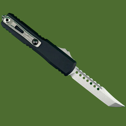 Microtech UTX-70 Hellhound Gen IV Signature Series Stonewash Standard 14194-10S