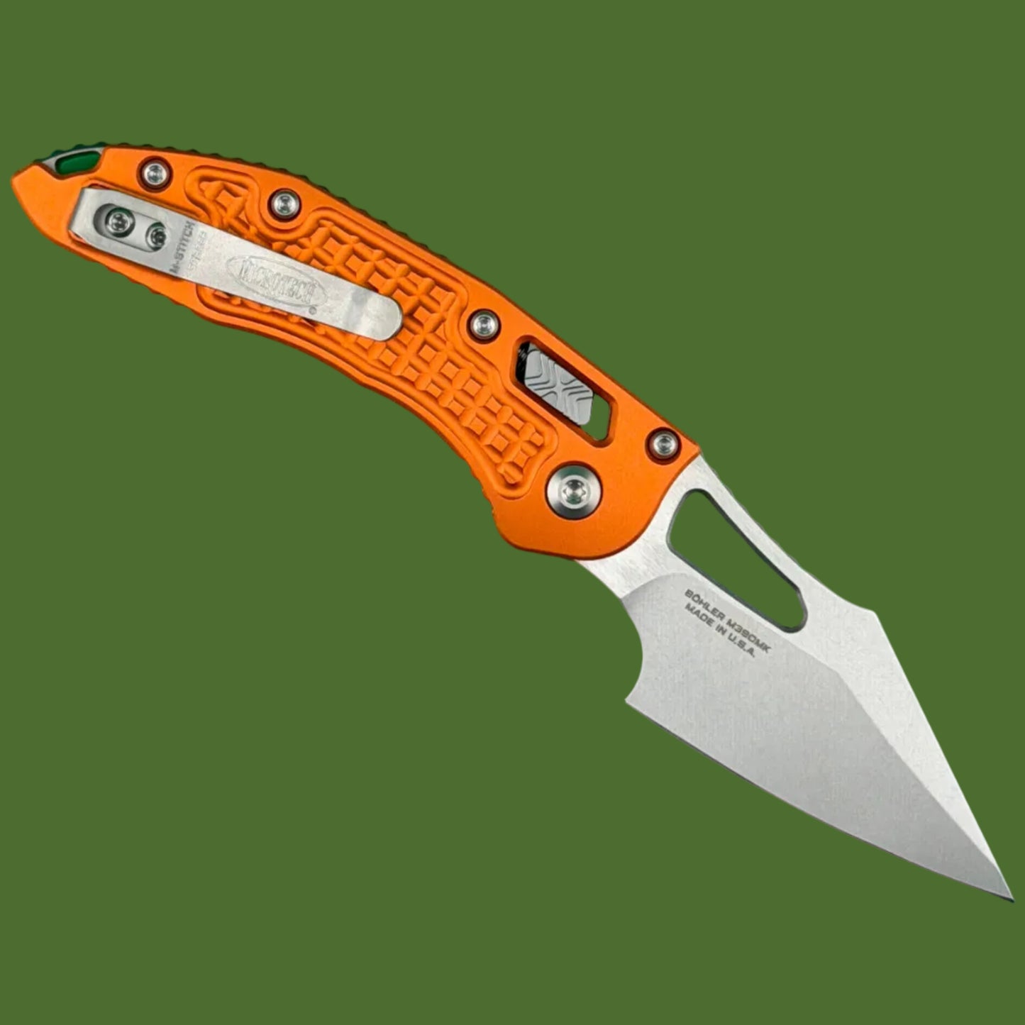 Microtech Mini Stitch Ram-Lok S/E Frag Orange Stonewash Standard 169MRL-10FROR