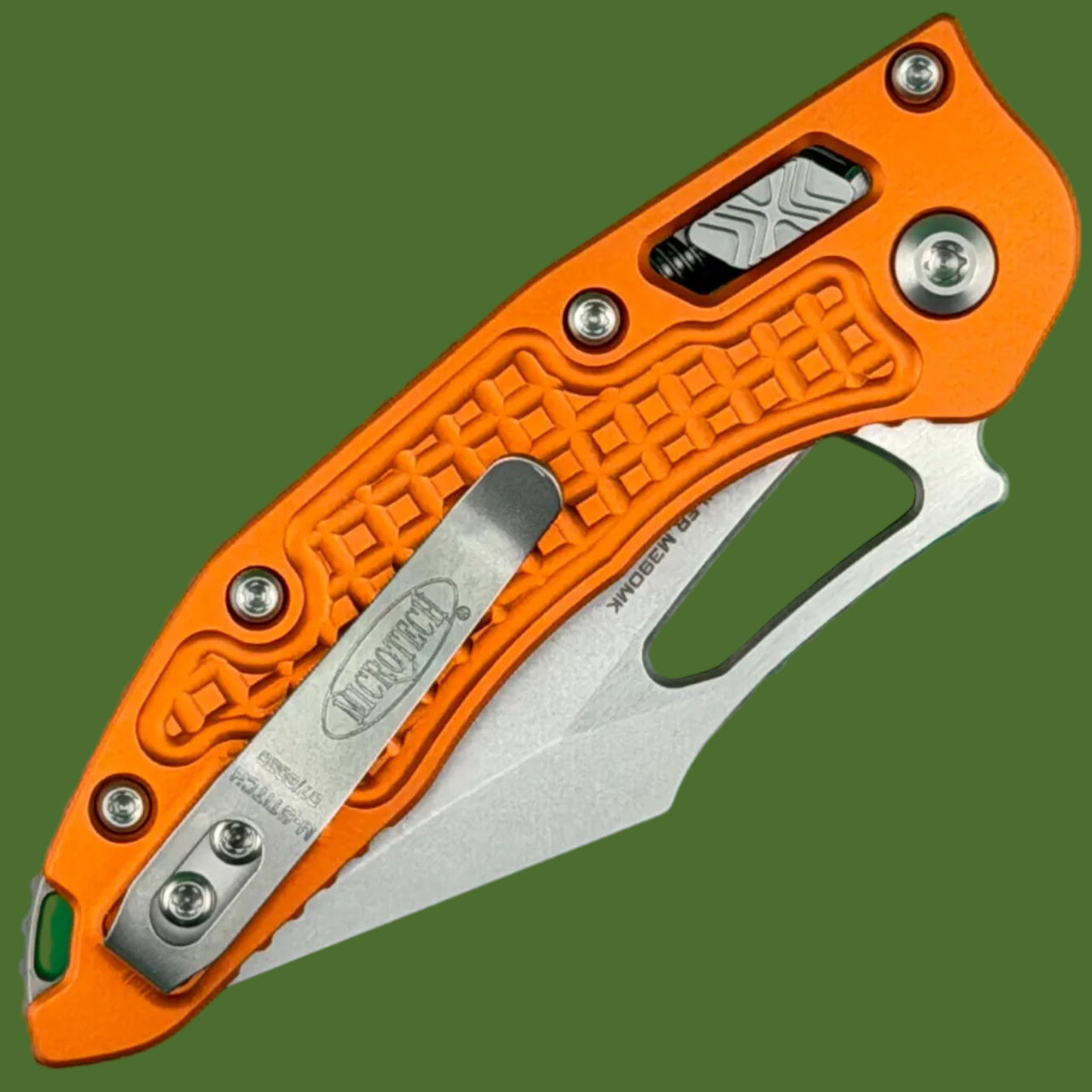 Microtech Mini Stitch Ram-Lok S/E Frag Orange Stonewash Standard 169MRL-10FROR