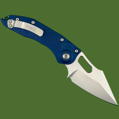 Microtech Stitch Auto S/E Navy Blue Stonewash Standard 169-10NA