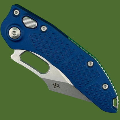 Microtech Stitch Auto S/E Navy Blue Stonewash Standard 169-10NA