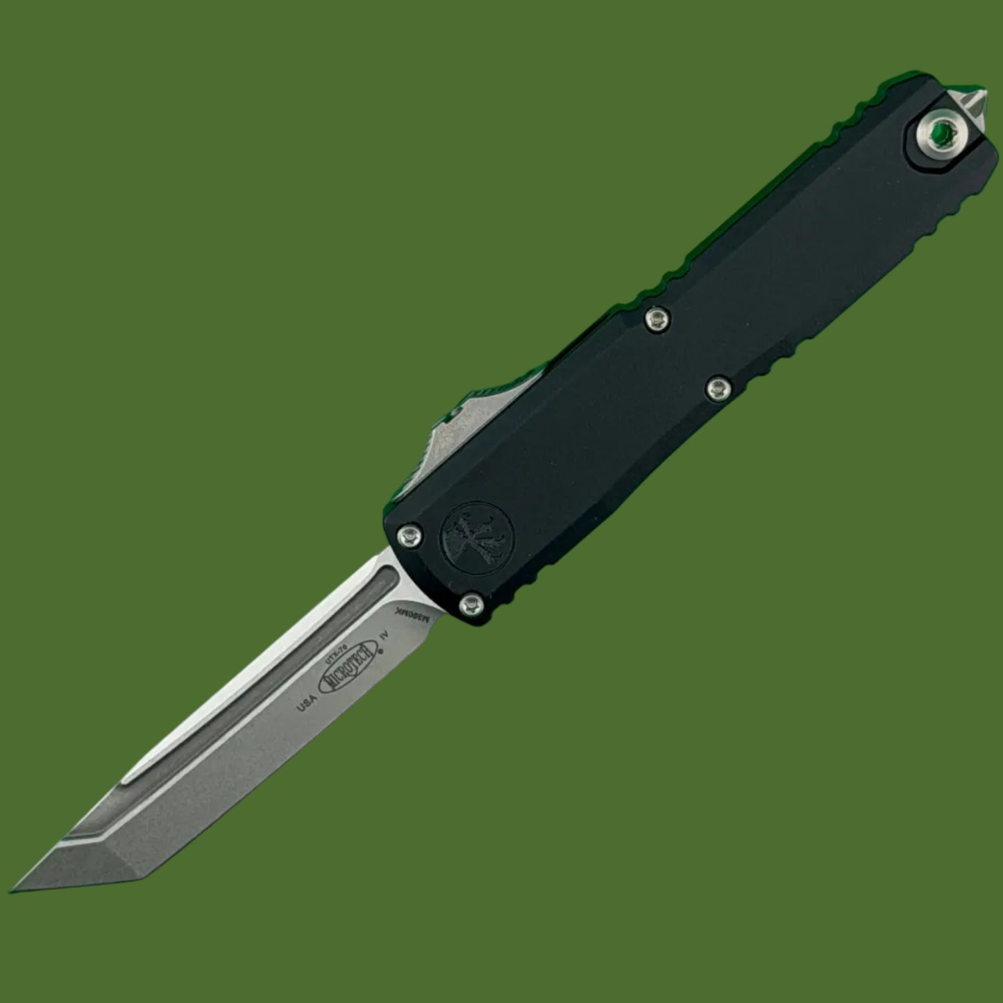 Microtech UTX-70 T/E Gen IV Stonewash Standard 11494-10