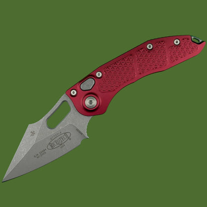 Microtech Stitch Auto S/E Merlot Apocalyptic Standard 169-10APMR