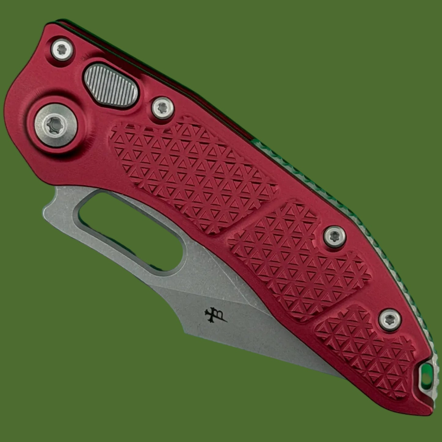 Microtech Stitch Auto S/E Merlot Apocalyptic Standard 169-10APMR
