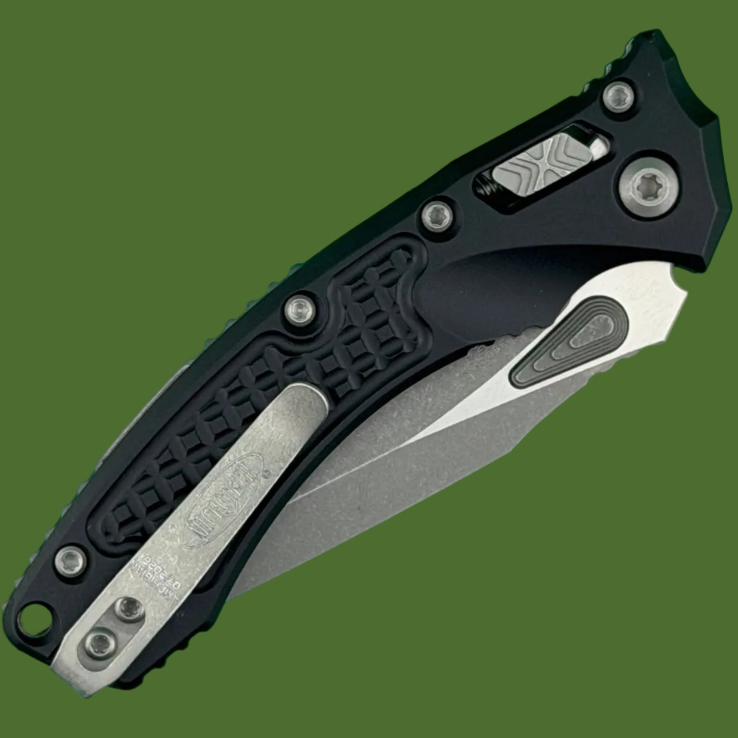 Microtech Amphibian Mini Ram-Lok Frag Apocalyptic Standard 137MRL-10APFR