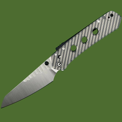 Civivi Vision FG Superlock Polished Clear Lexan Rock Grind