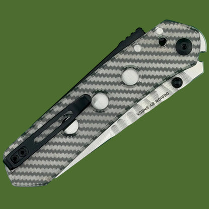 Civivi Vision FG Superlock Polished Clear Lexan Rock Grind