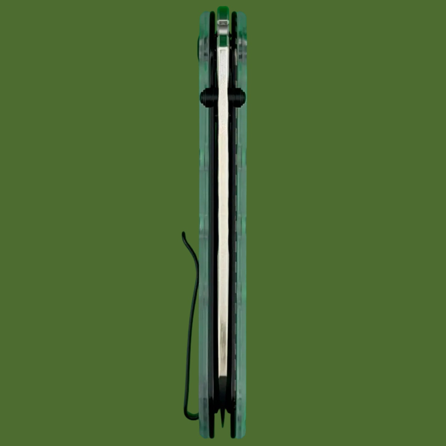Civivi Vision FG Superlock Polished Clear Lexan Rock Grind