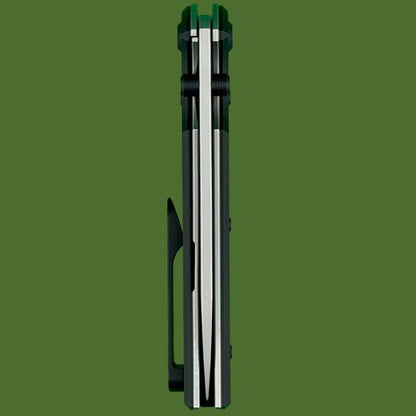 Chaves Blue Label Liberation 229 Liner Lock Black Knurled Aluminum Handles Black Hardware (Stonewash Drop Point)