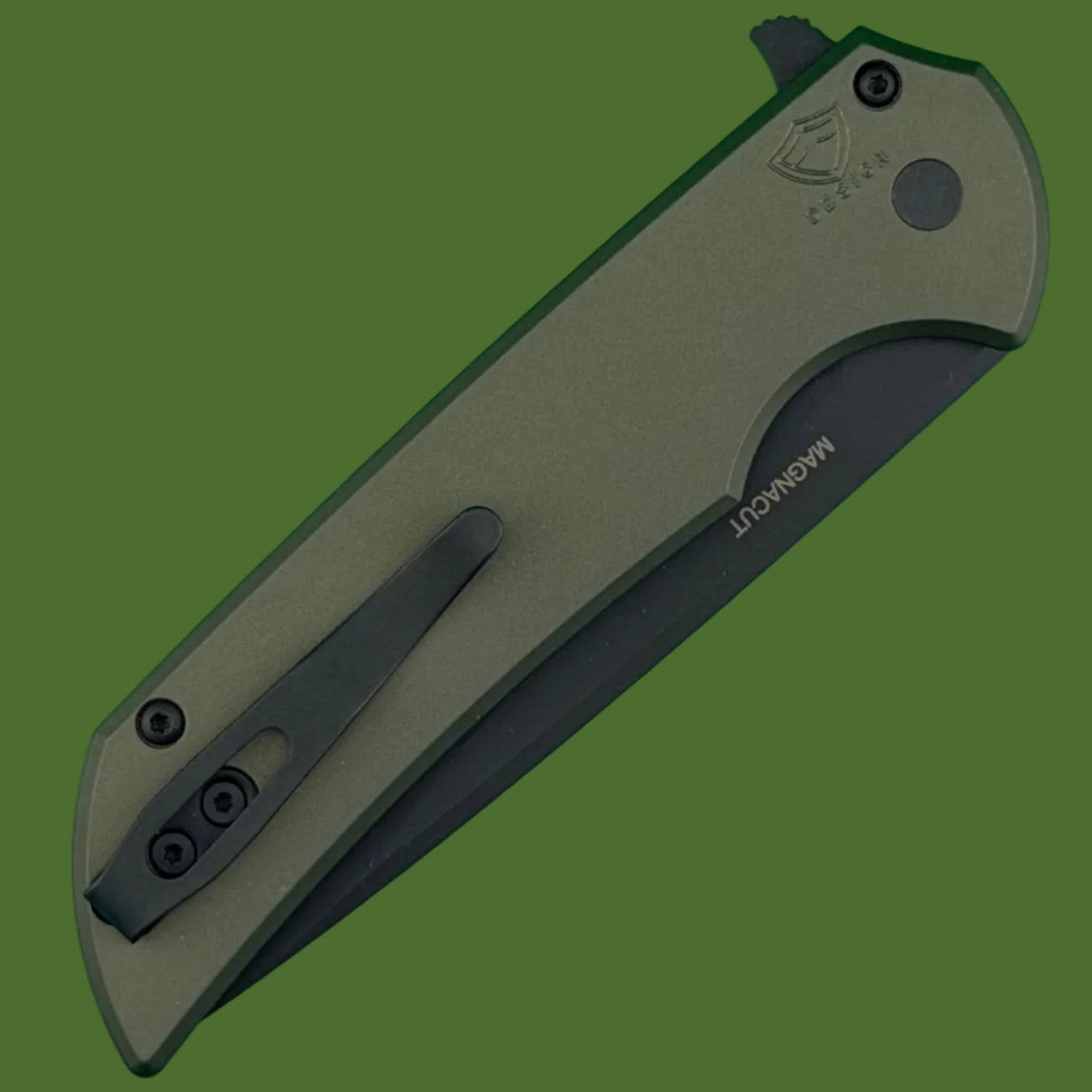 Protech Mordax Button Lock Green/Black Limited MX103-LTDGREEN