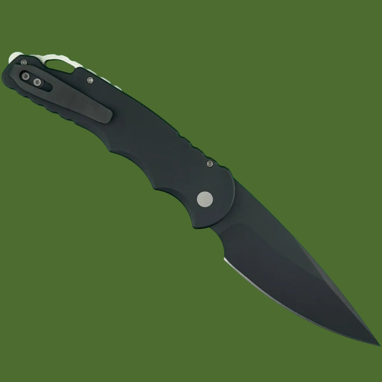 Protech TR-4 Auto Black Handle Black MagnaMax Blade T4103MM