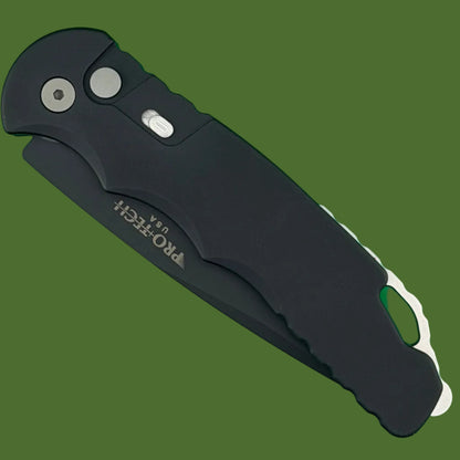 Protech TR-4 Auto Black Handle Black MagnaMax Blade T4103MM