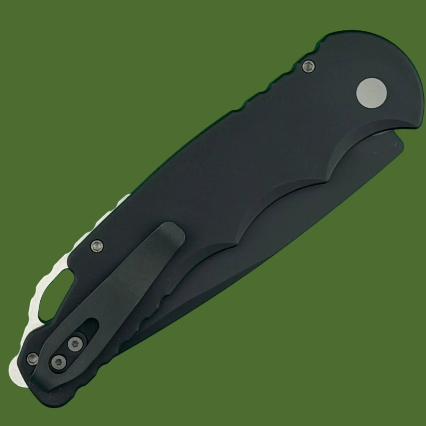 Protech TR-4 Auto Black Handle Black MagnaMax Blade T4103MM
