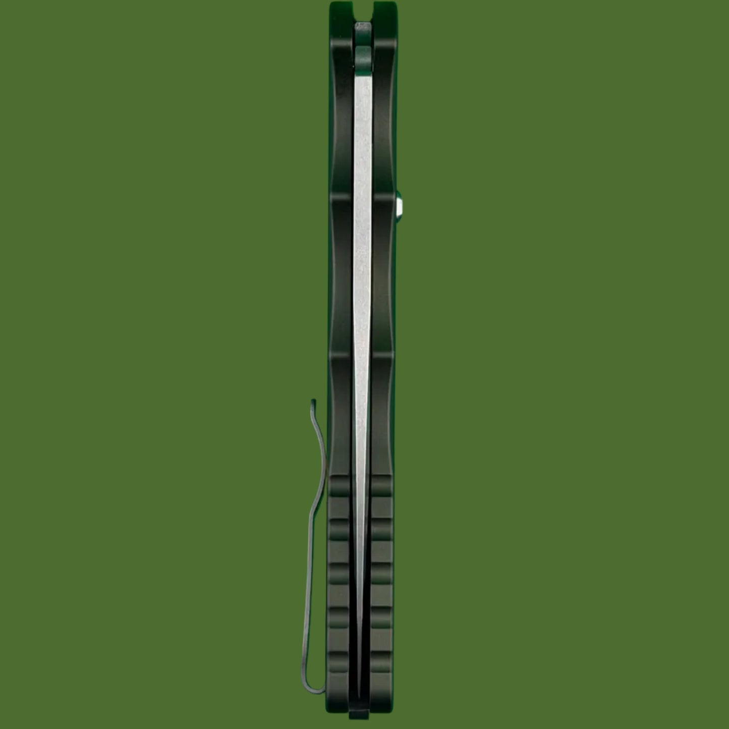 Protech TR-4 Auto OD Green Handle Stonewash MagnaMax Blade T4101MMGreen