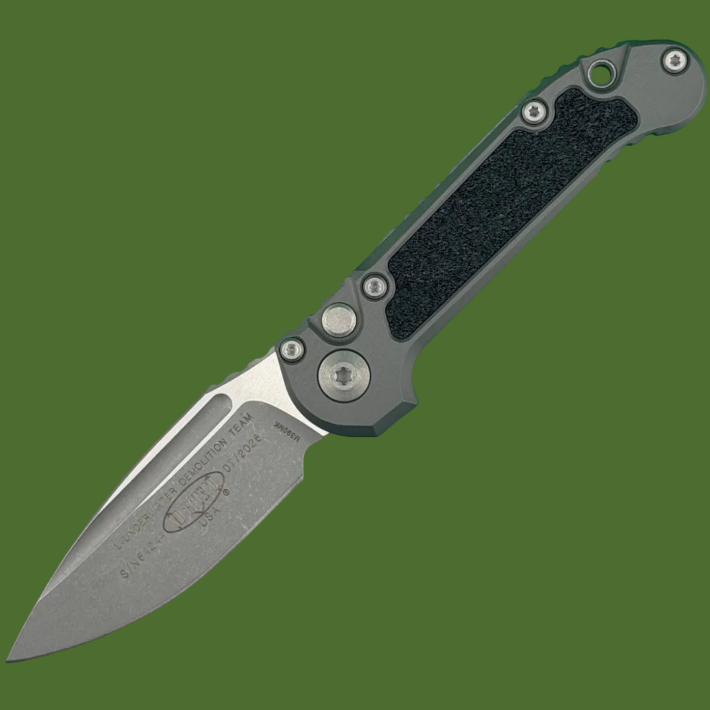 Microtech LUDT S/E Gen III Natural Clear Apocalyptic Standard 1135-10APNC