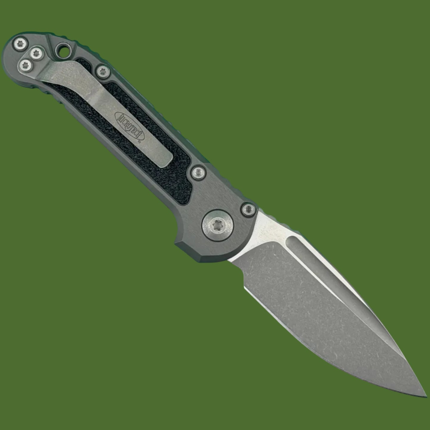Microtech LUDT S/E Gen III Natural Clear Apocalyptic Standard 1135-10APNC