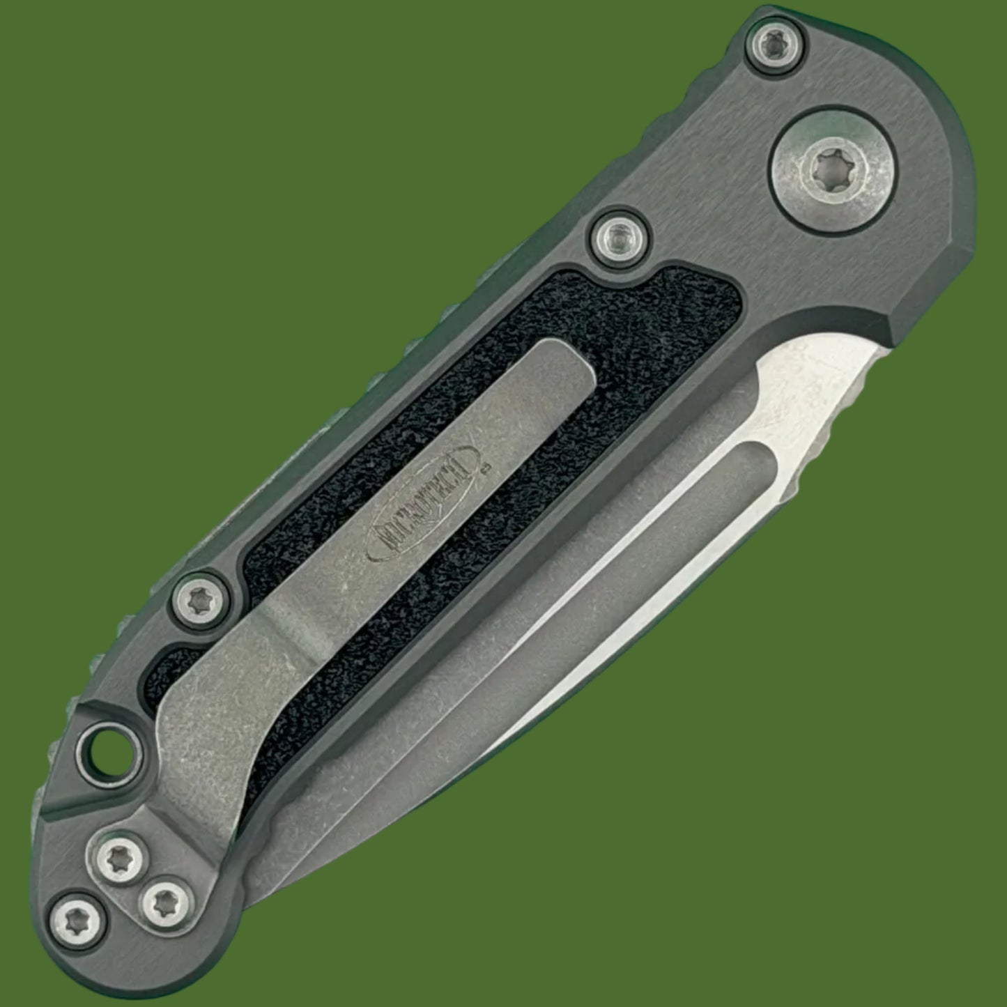 Microtech LUDT S/E Gen III Natural Clear Apocalyptic Standard 1135-10APNC