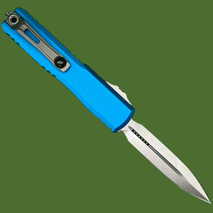 Microtech Ultratech D/E Gen IV Blue Stonewash Standard 11224-10BL