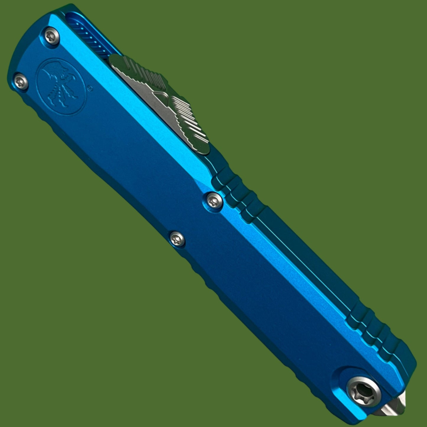 Microtech Ultratech D/E Gen IV Blue Stonewash Standard 11224-10BL