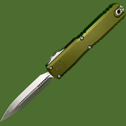 Microtech Ultratech D/E Gen IV OD Green Stonewash Standard 11224-10OD