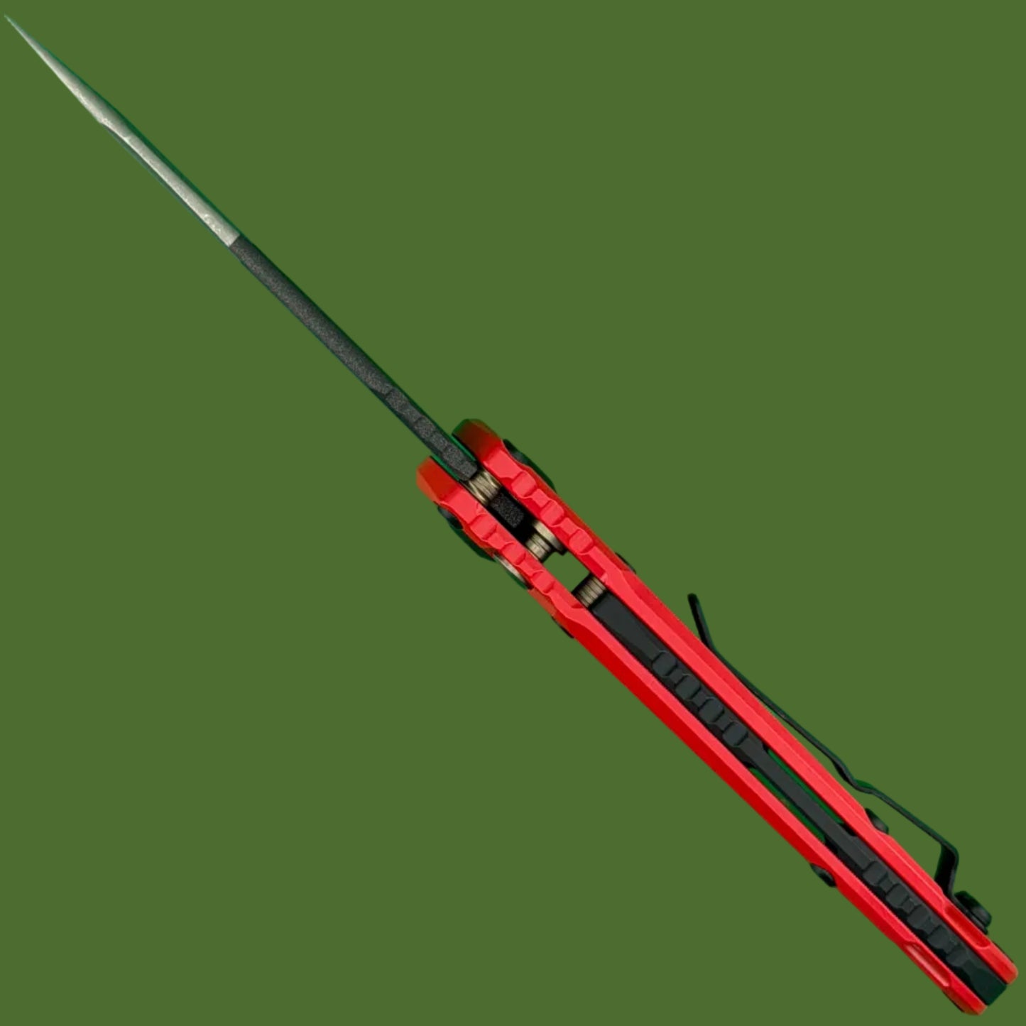 Microtech LUDT T/E Milwaukee Red Signature Series Standard 1136-1MWS