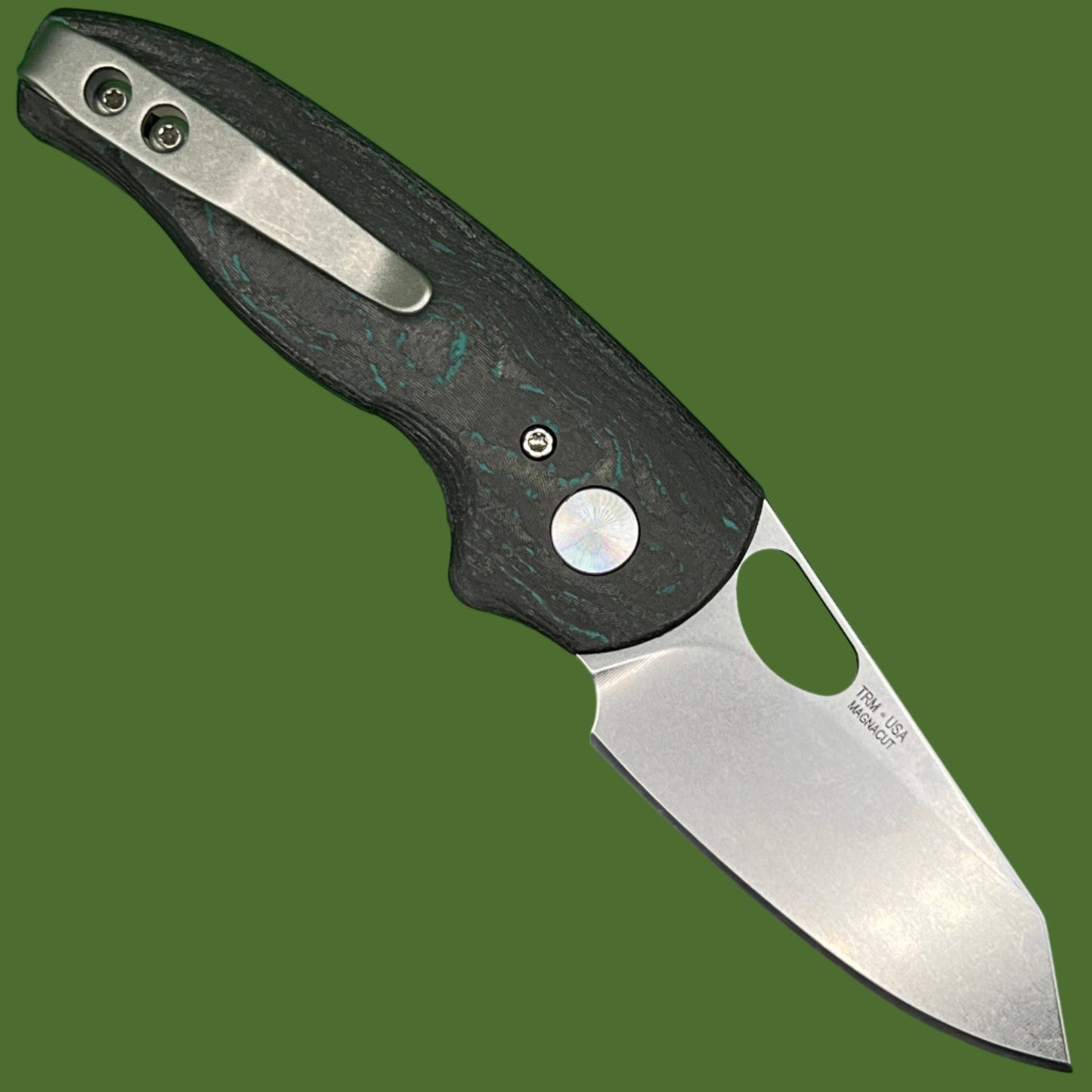 TRM Holier Nerd Springfield EDC Exclusive Brittany Blue 3D CamoCarbon