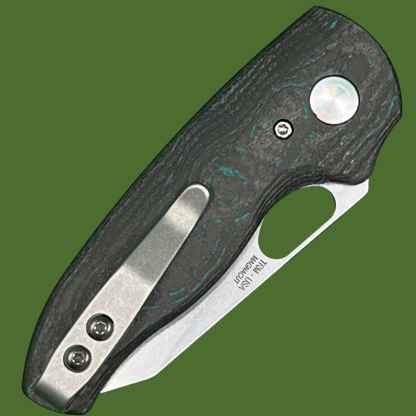 TRM Holier Nerd Springfield EDC Exclusive Brittany Blue 3D CamoCarbon