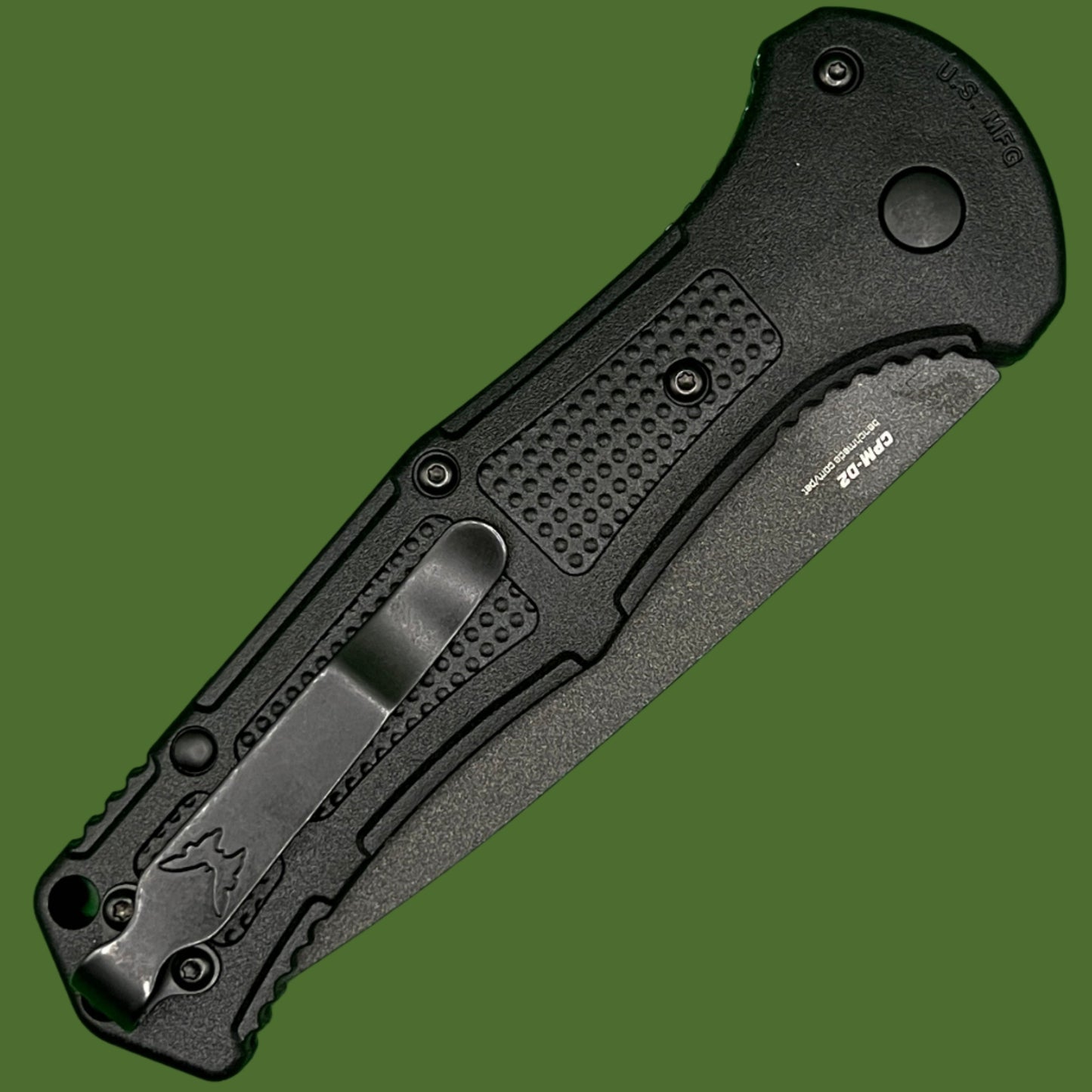 Benchmade Claymore Auto Black Grivory 9070BK