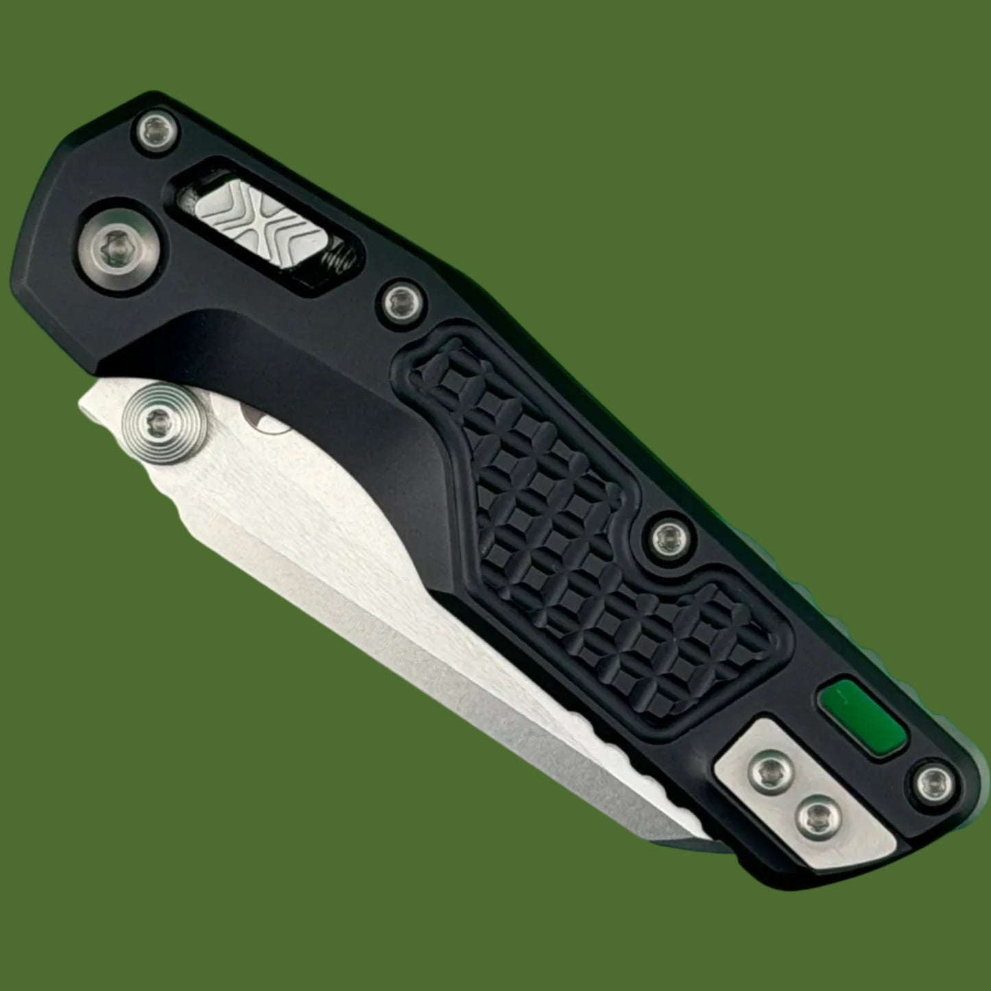 *Pre-Owned* Microtech Mini MSI Frag Stonewash Standard 210M-10FR
