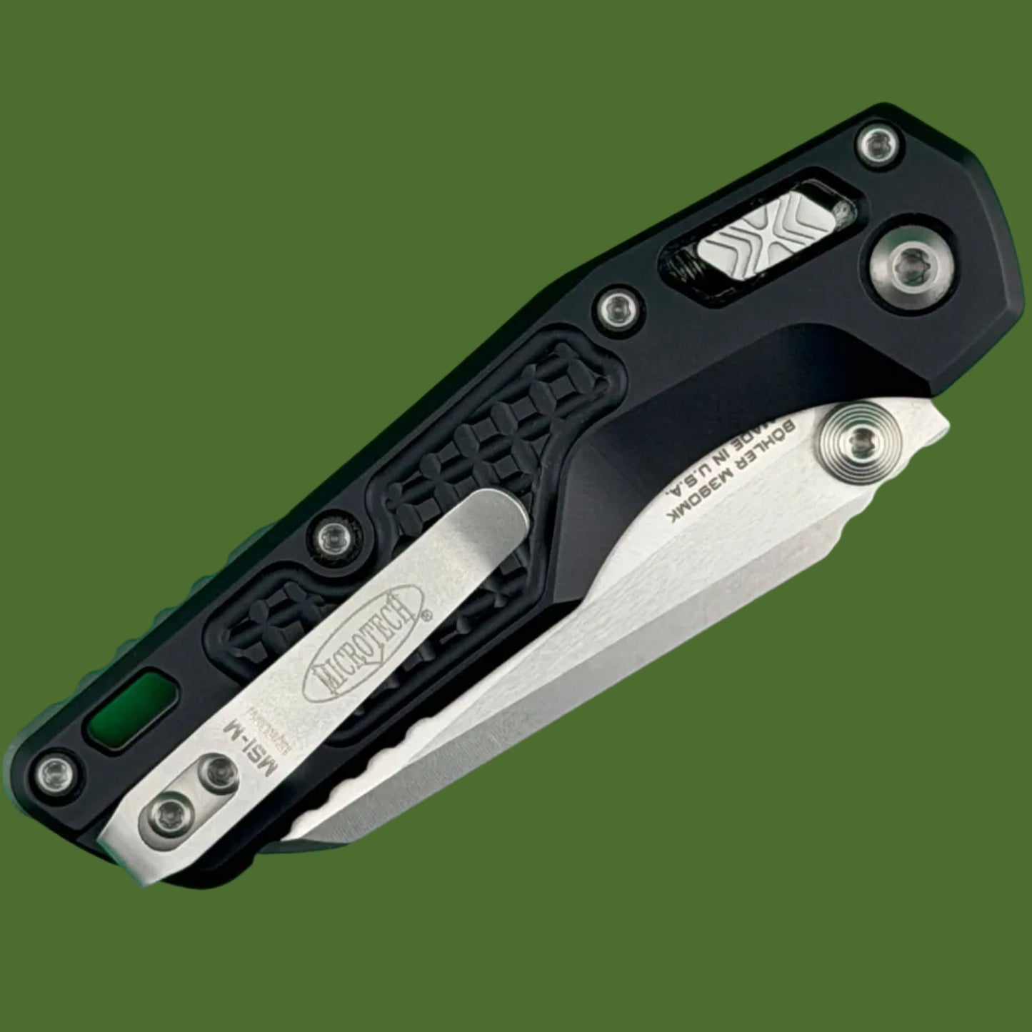 *Pre-Owned* Microtech Mini MSI Frag Stonewash Standard 210M-10FR
