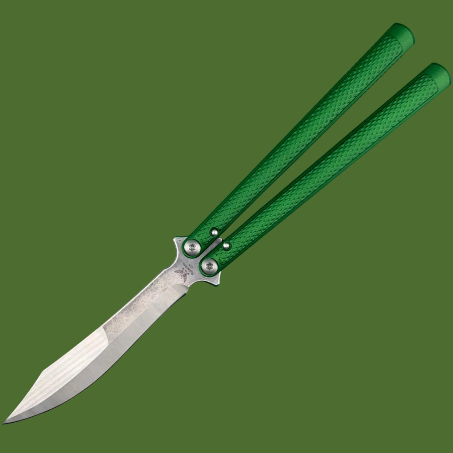 Flytanium Talisong Z Emerald Green Stonewashed Scimitar