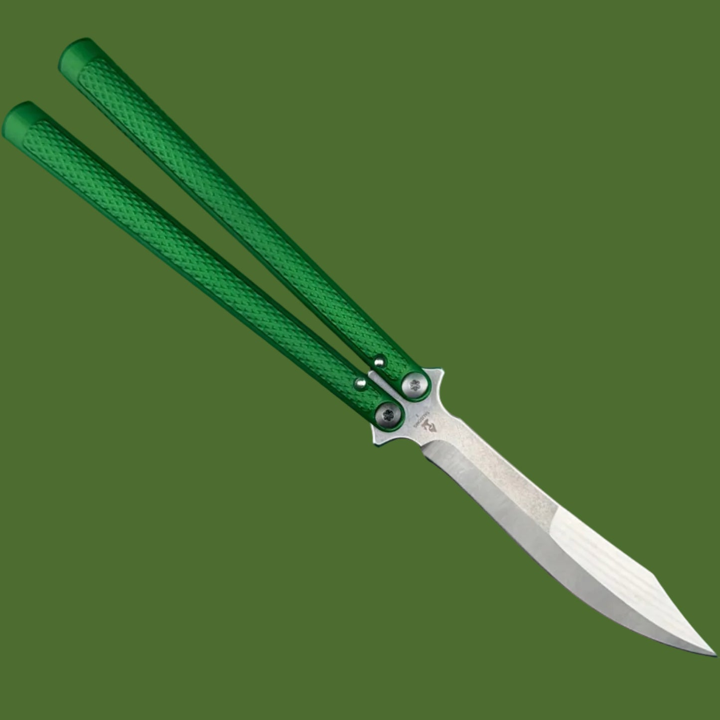 Flytanium Talisong Z Emerald Green Stonewashed Scimitar