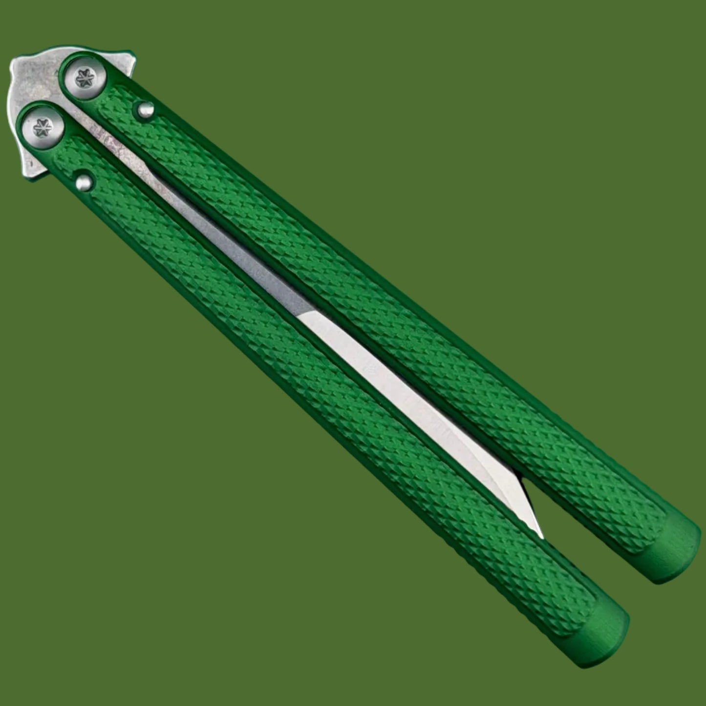 Flytanium Talisong Z Emerald Green Stonewashed Scimitar