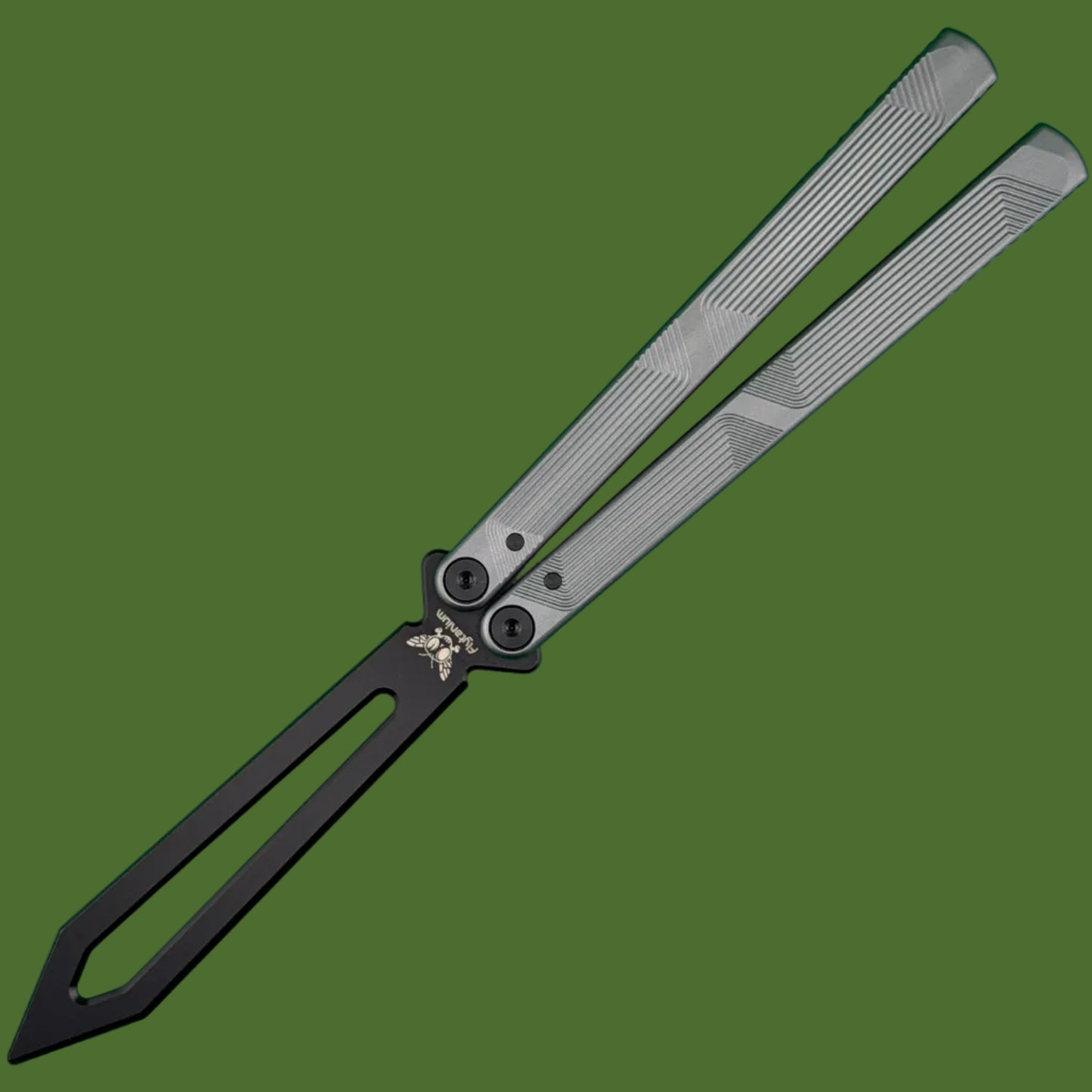 Flytanium Zenith Trainer 2.0 Balisong Gunmetal Gray/Black
