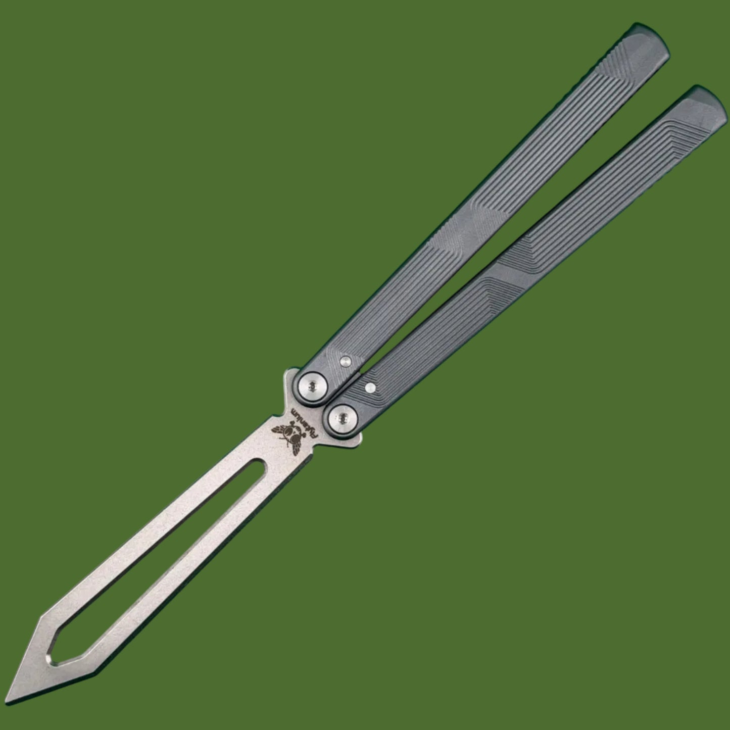 Flytanium Zenith Trainer 2.0 Balisong Gunmetal Gray/Stonewash