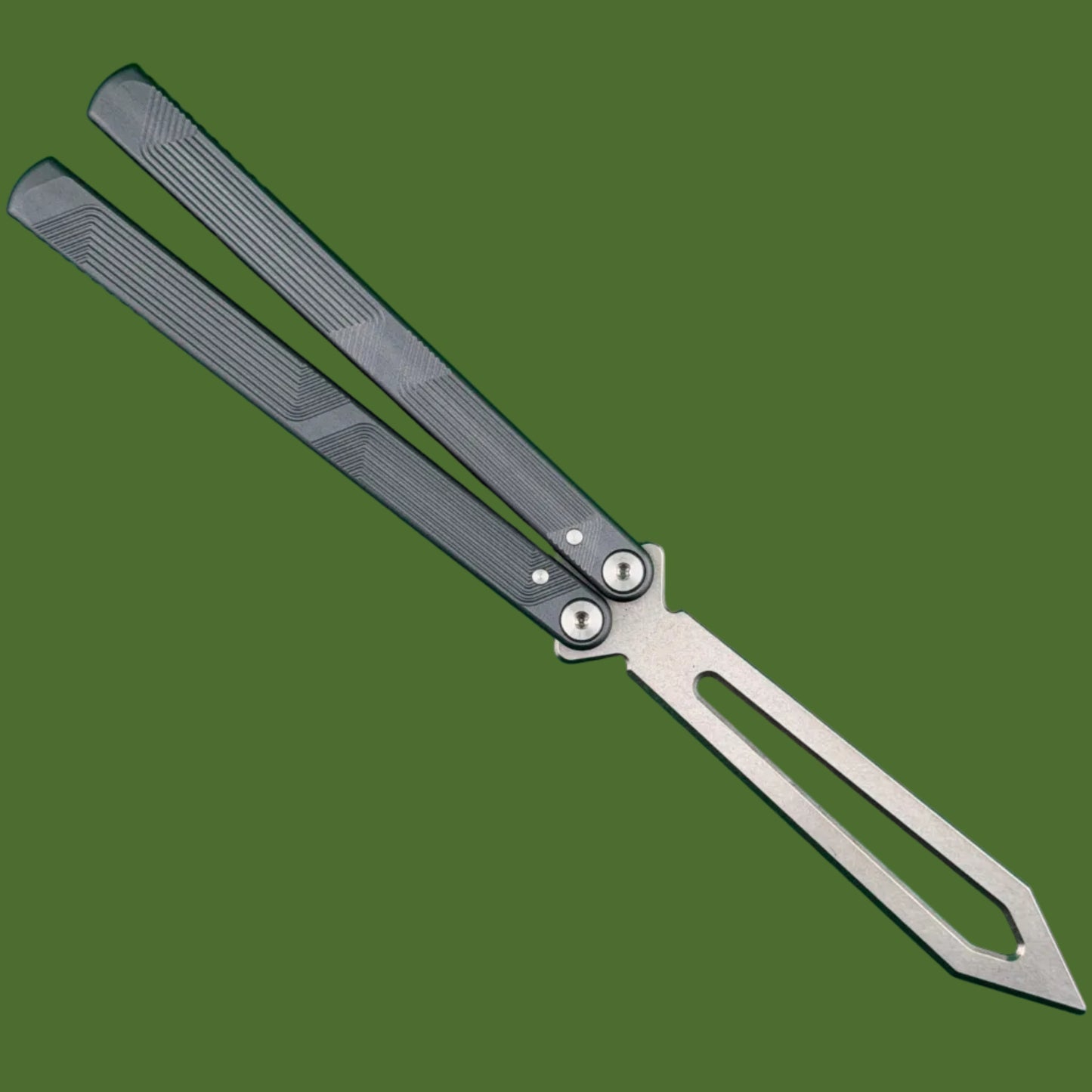 Flytanium Zenith Trainer 2.0 Balisong Gunmetal Gray/Stonewash