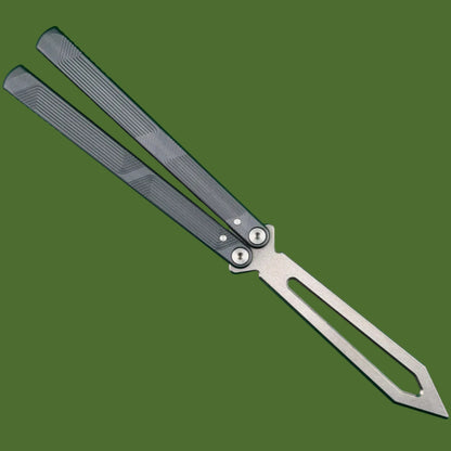 Flytanium Zenith Trainer 2.0 Balisong Gunmetal Gray/Stonewash