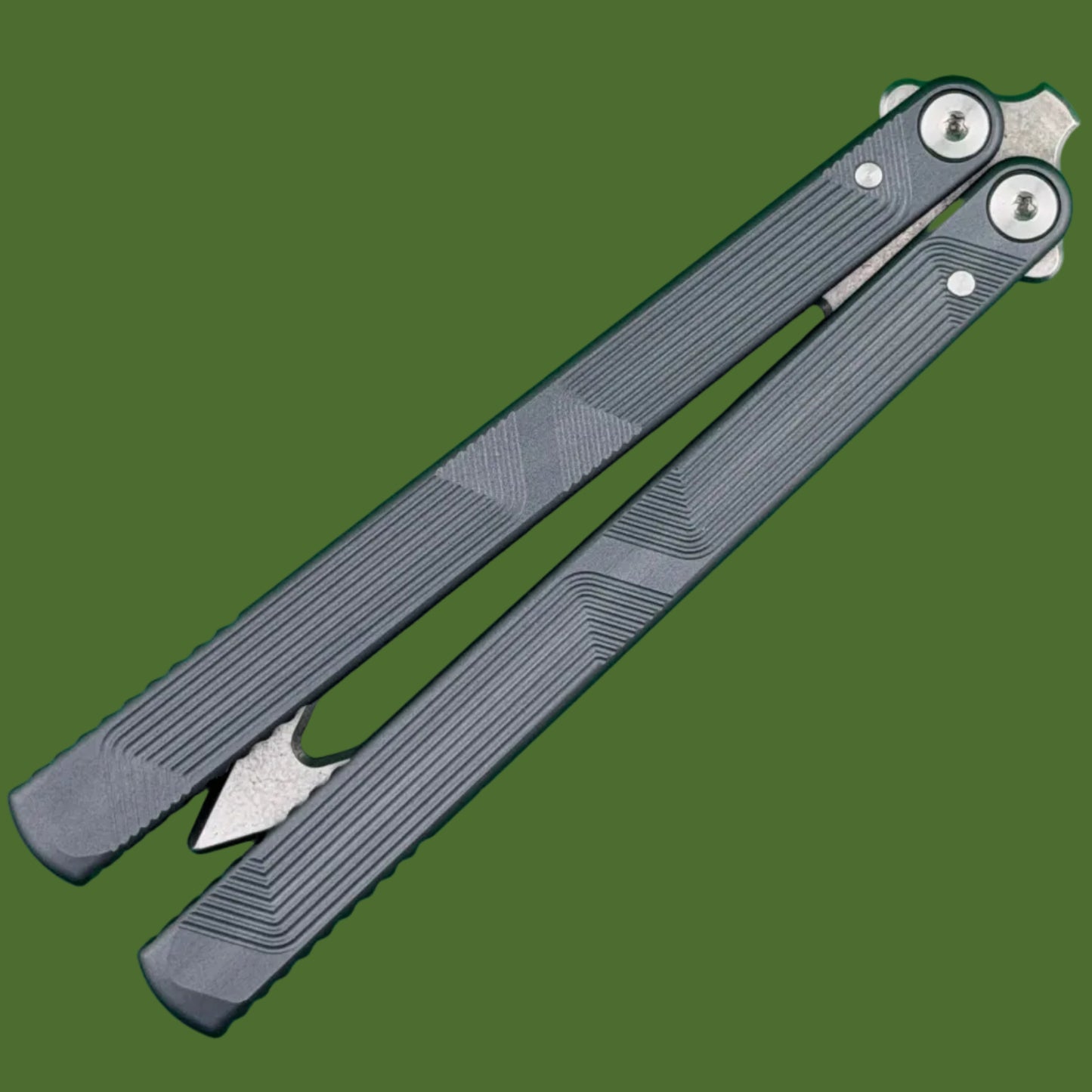 Flytanium Zenith Trainer 2.0 Balisong Gunmetal Gray/Stonewash
