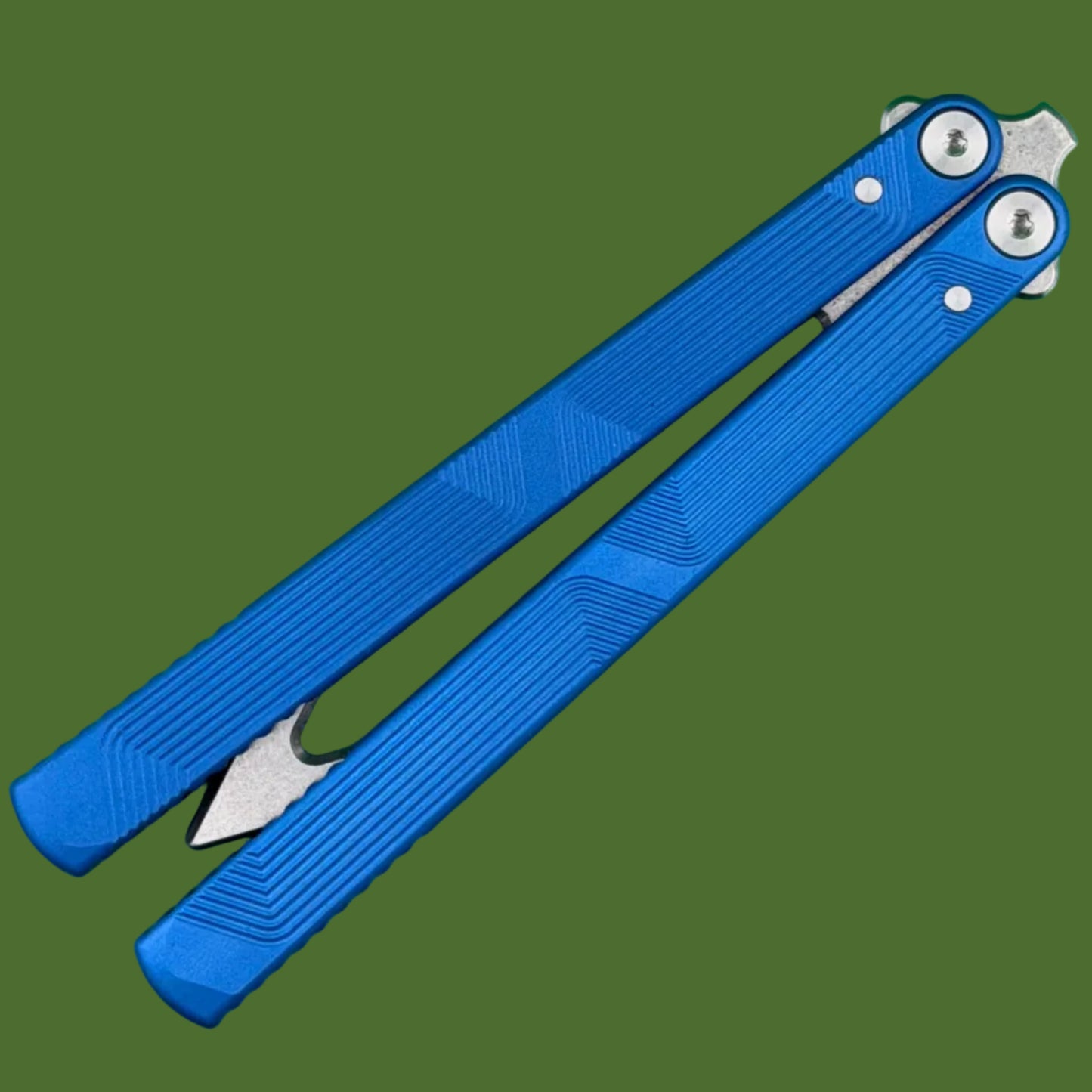 Flytanium Zenith Trainer 2.0 Balisong Static Blue/Stonewash