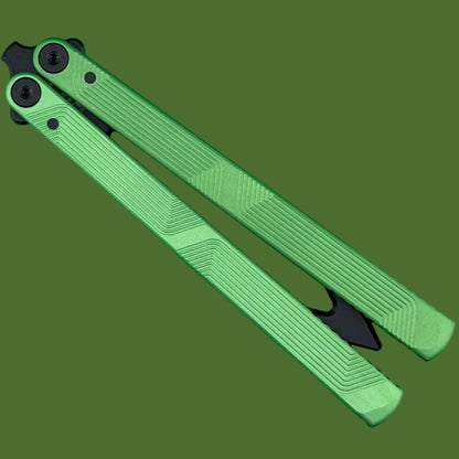 Flytanium Zenith Trainer 2.0 Balisong Radioactive Green/Black