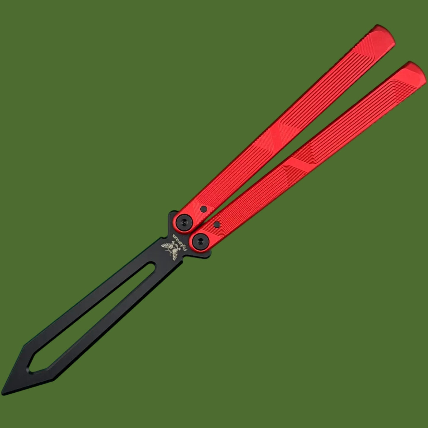 Flytanium Zenith Trainer 2.0 Balisong Lava Red/Black